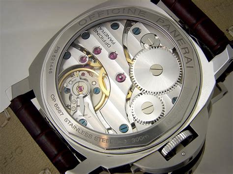 Panerai watches with Unitas 6497 movements. 